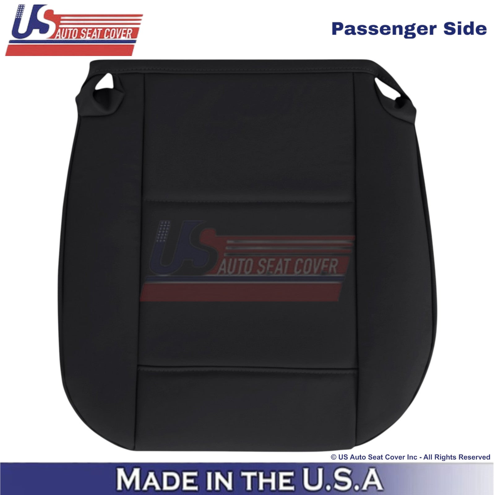 1998-2005 For BMW 3 Series E46 Leatherette Passenger Bottom Seat Cover Black