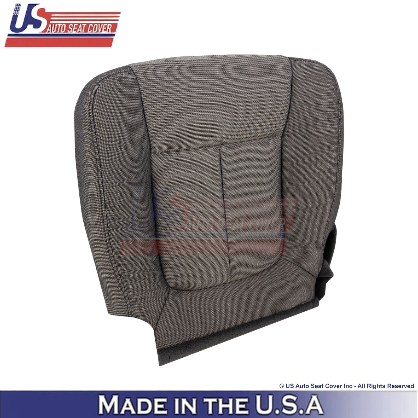 2009-2010 Fits Ford F150 Cloth Front Passenger Bottom Seat Cover Medium Stone
