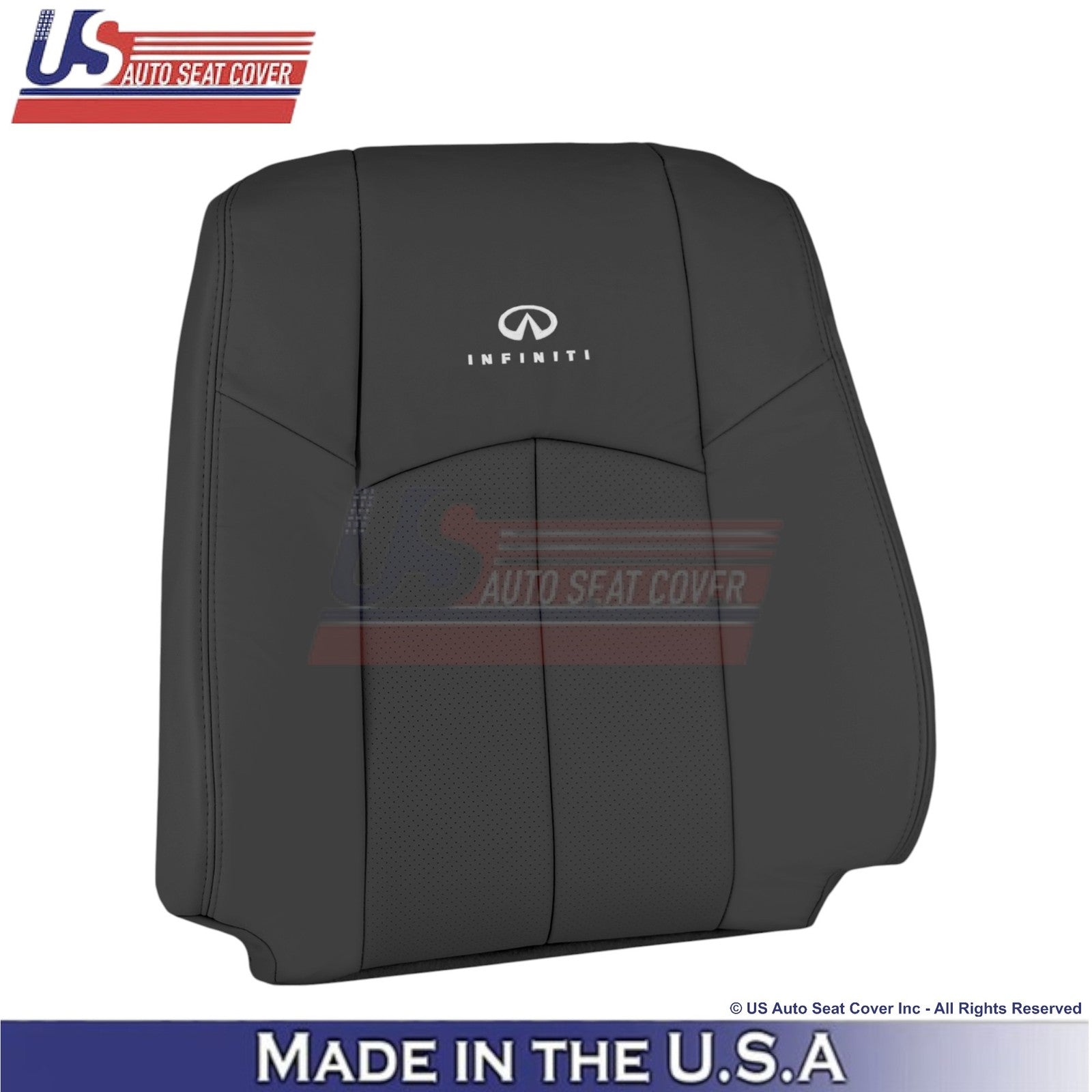 2009-2013 For Infiniti G37 Genuine Leather Front Passenger Top Cover Graphite