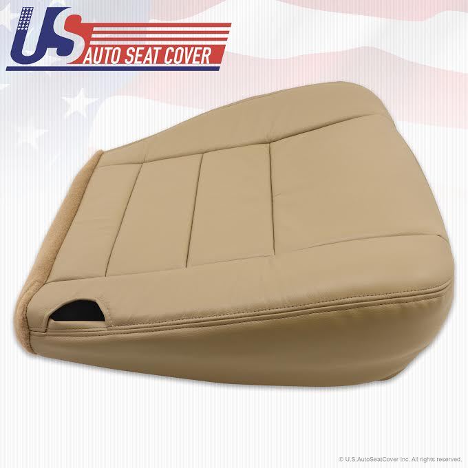Driver Lower Leather Seat Cover 2002 - 07 Ford F-350 Lariat Crew Cab Super Duty