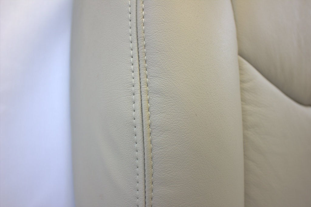 Passenger Bottom Seat Cover Light Tan power cut 2003 - 2006 Chevy Tahoe Suburban