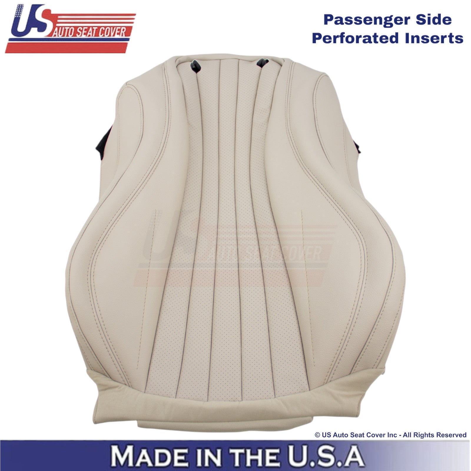 2017-2023 Fits Mercedes Benz E-Class Leatherette Front Seat Covers Macchiato