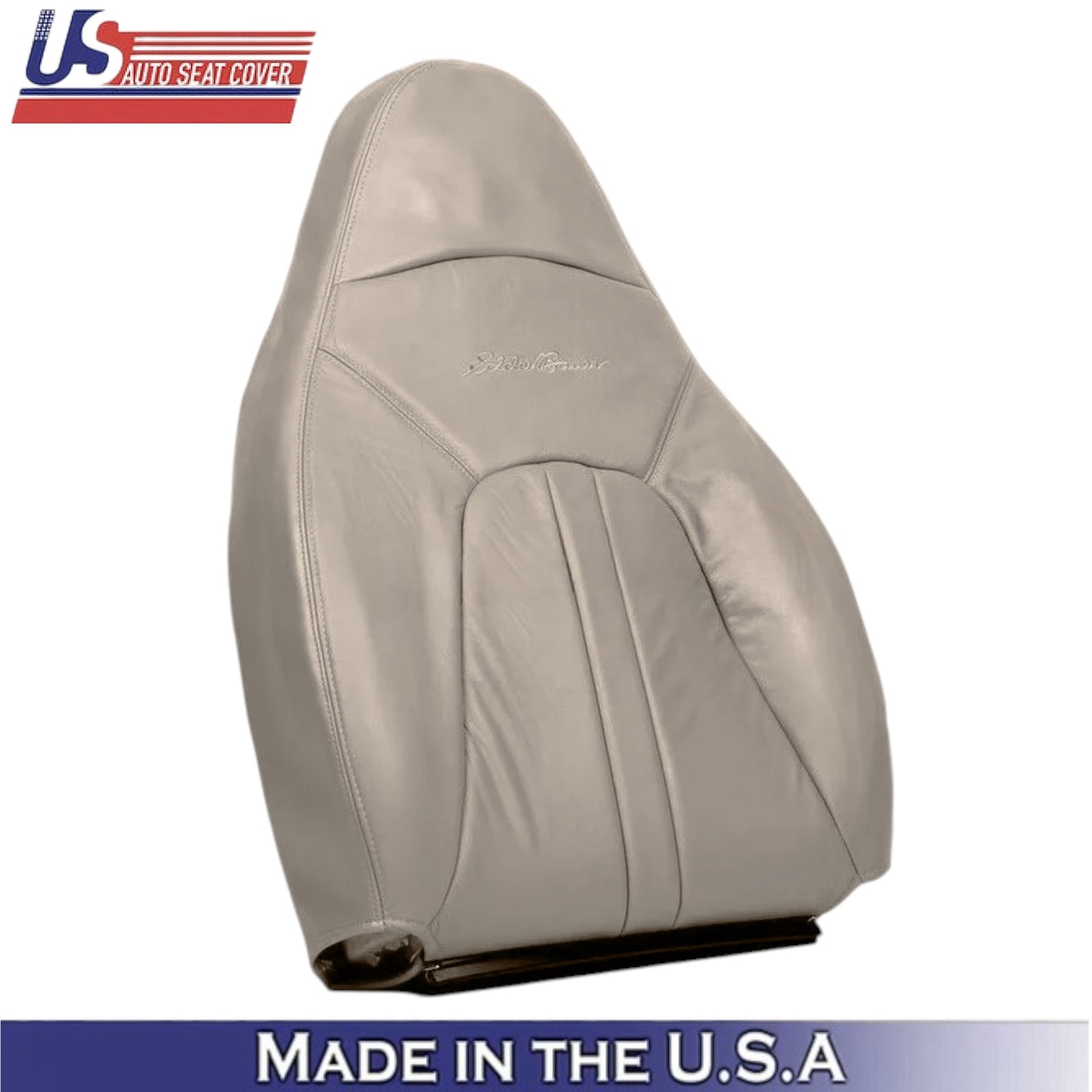 97-99 For Ford Expedition Eddie Bauer Leatherette Front Seat Covers Prairie Tan