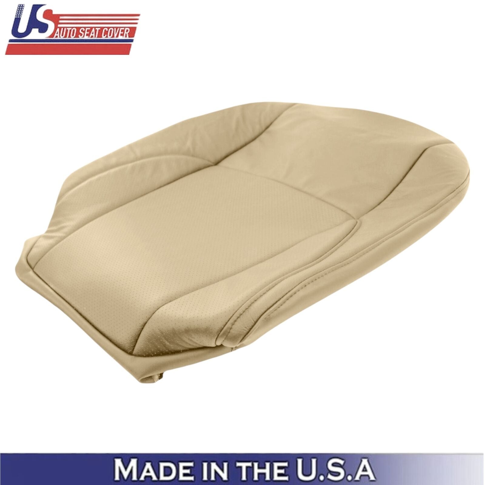2007-2009 For Lexus ES350 Genuine Leather Driver Top Seat Cover Cashmere Tan