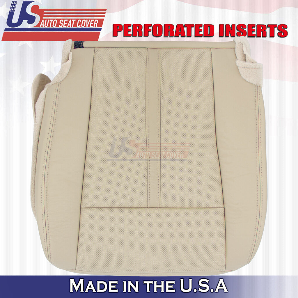2015-2017 For Lincoln Navigator Leather Driver Side Replacement Seat Covers Tan