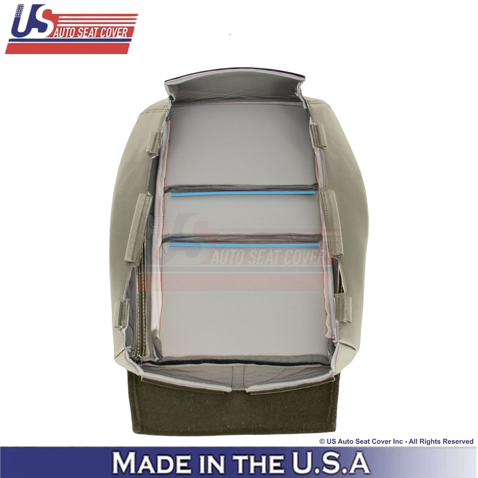 2011-2022 For Dodge Durango Genuine Leather Passenger Bottom Cover L Frost Beige