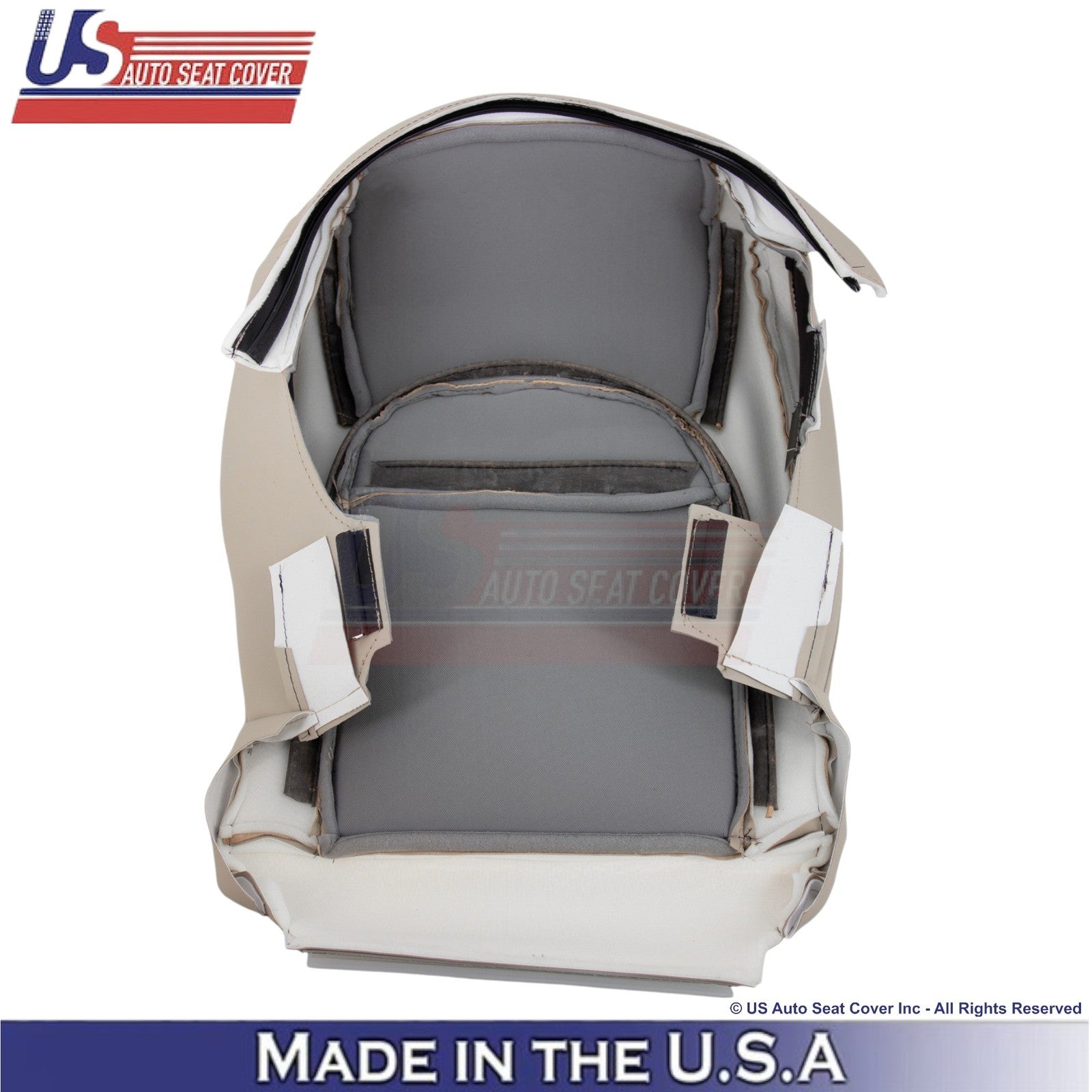 08-21 For Toyota Land Cruiser Genuine Leather Perf. Passenger Bottom Cover Tan