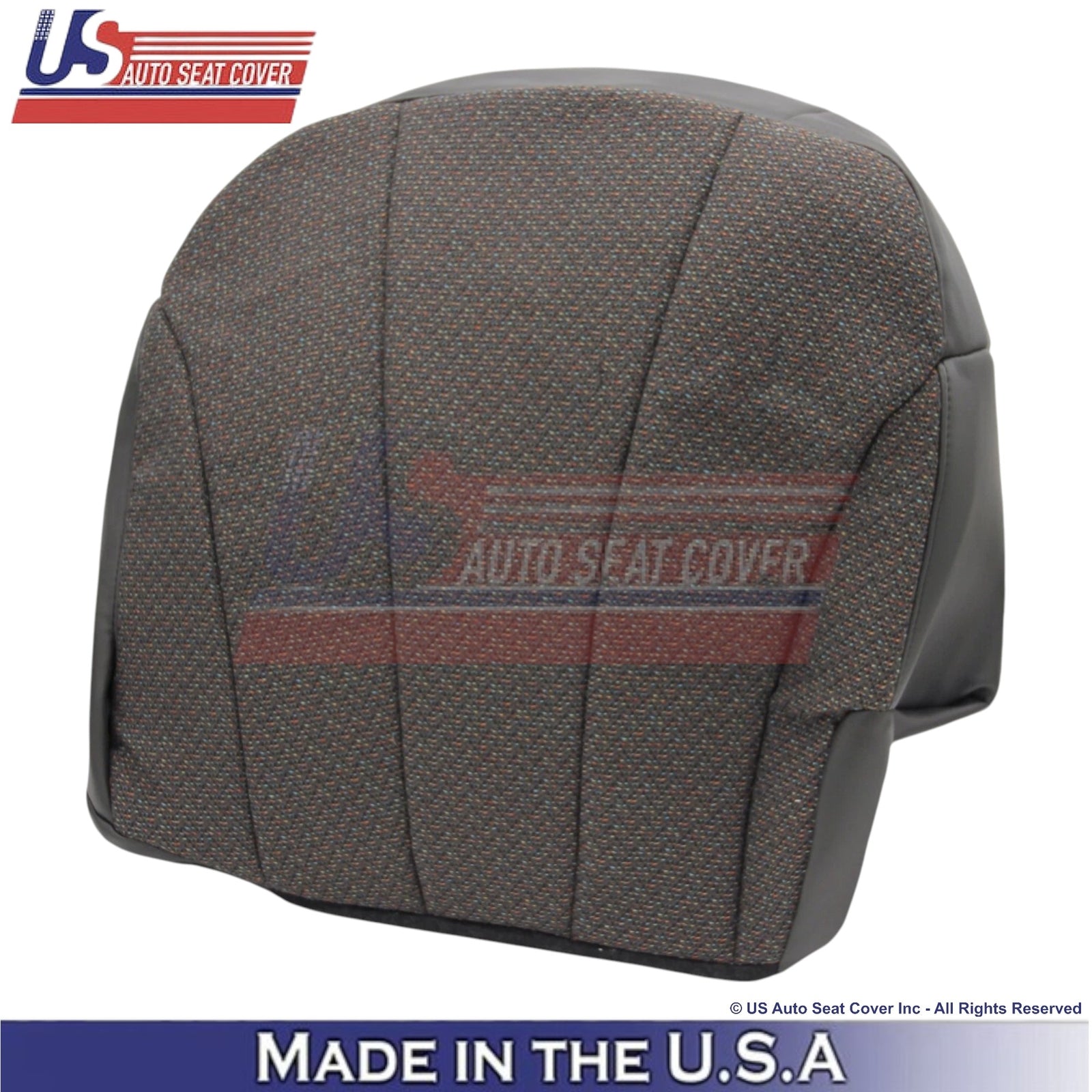 1999-2002 For Chevy Silverado 1500 Cloth Passenger Bottom Seat Cover Dark Gray
