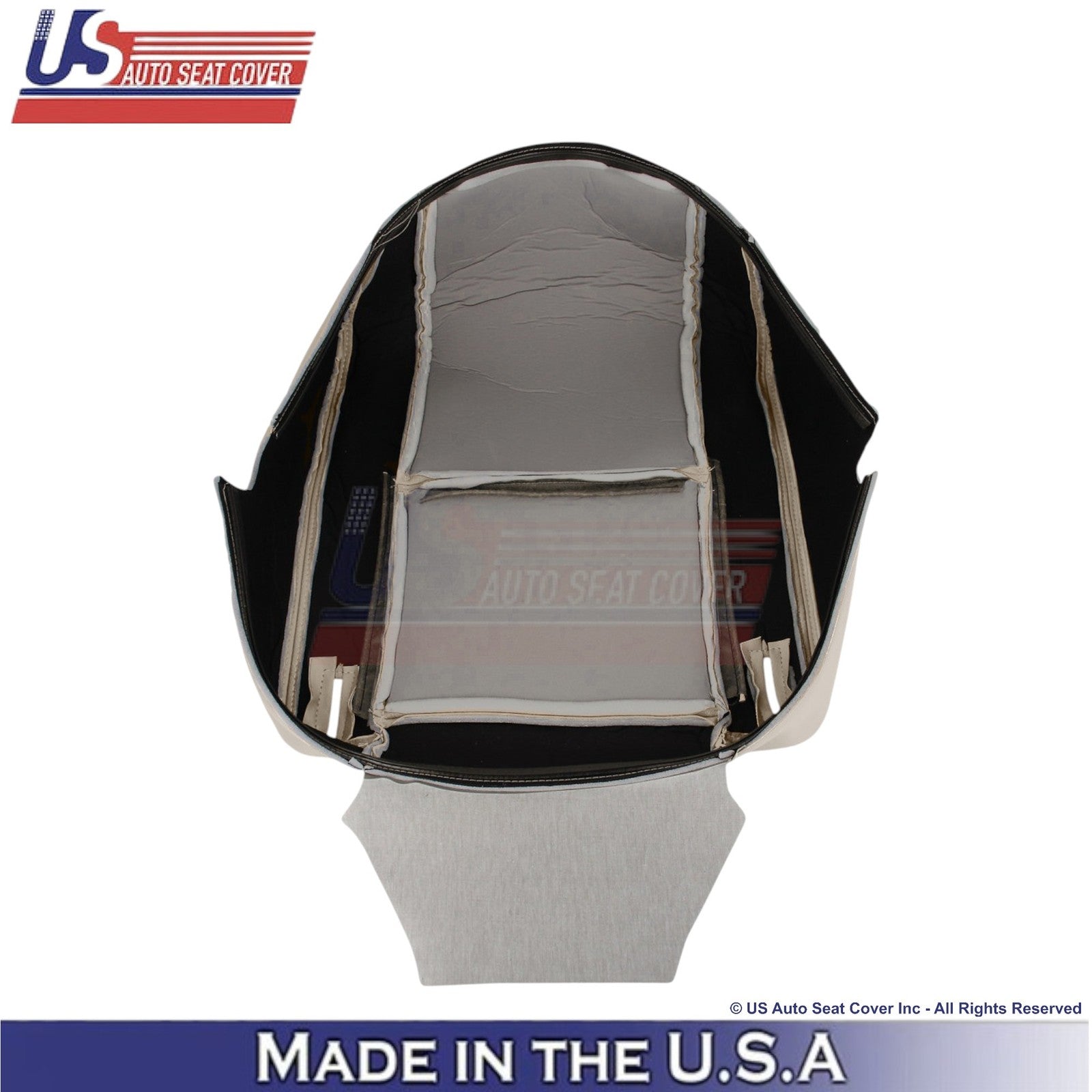 1998-2003 Fits Toyota Sienna Genuine Leather Passenger Seat Covers Light Oak