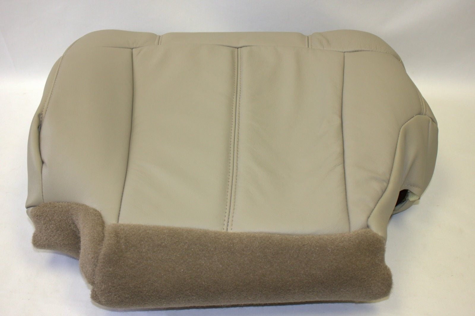 2000 Chevy Tahoe LT Z71 Driver Bottom Replacement Leather Seat Cover Tan