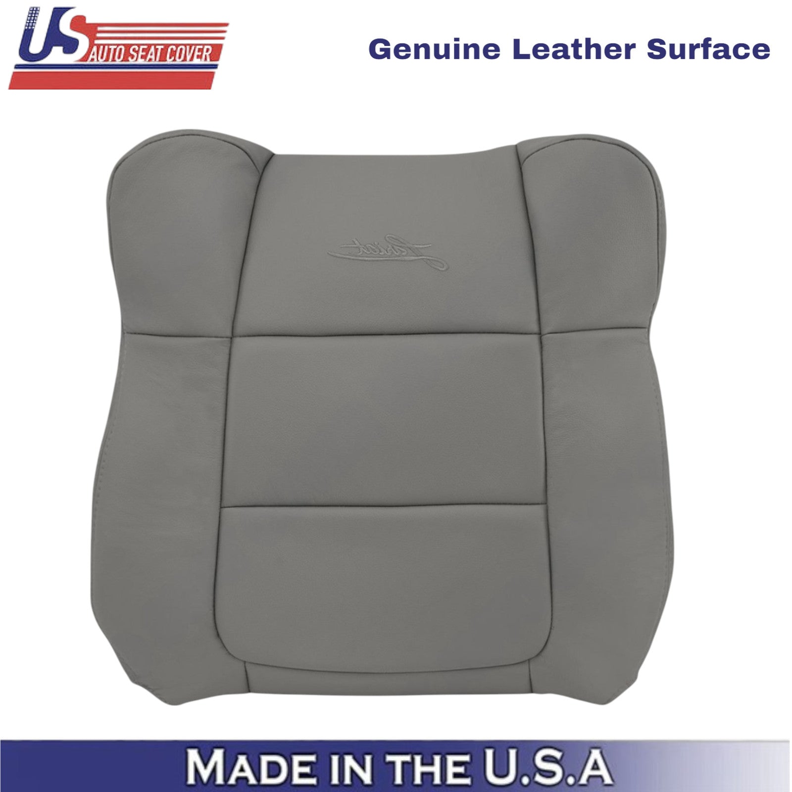 2001 to 2003 for Ford F150 Lariat leather Front Seat Covers Medium Graphite