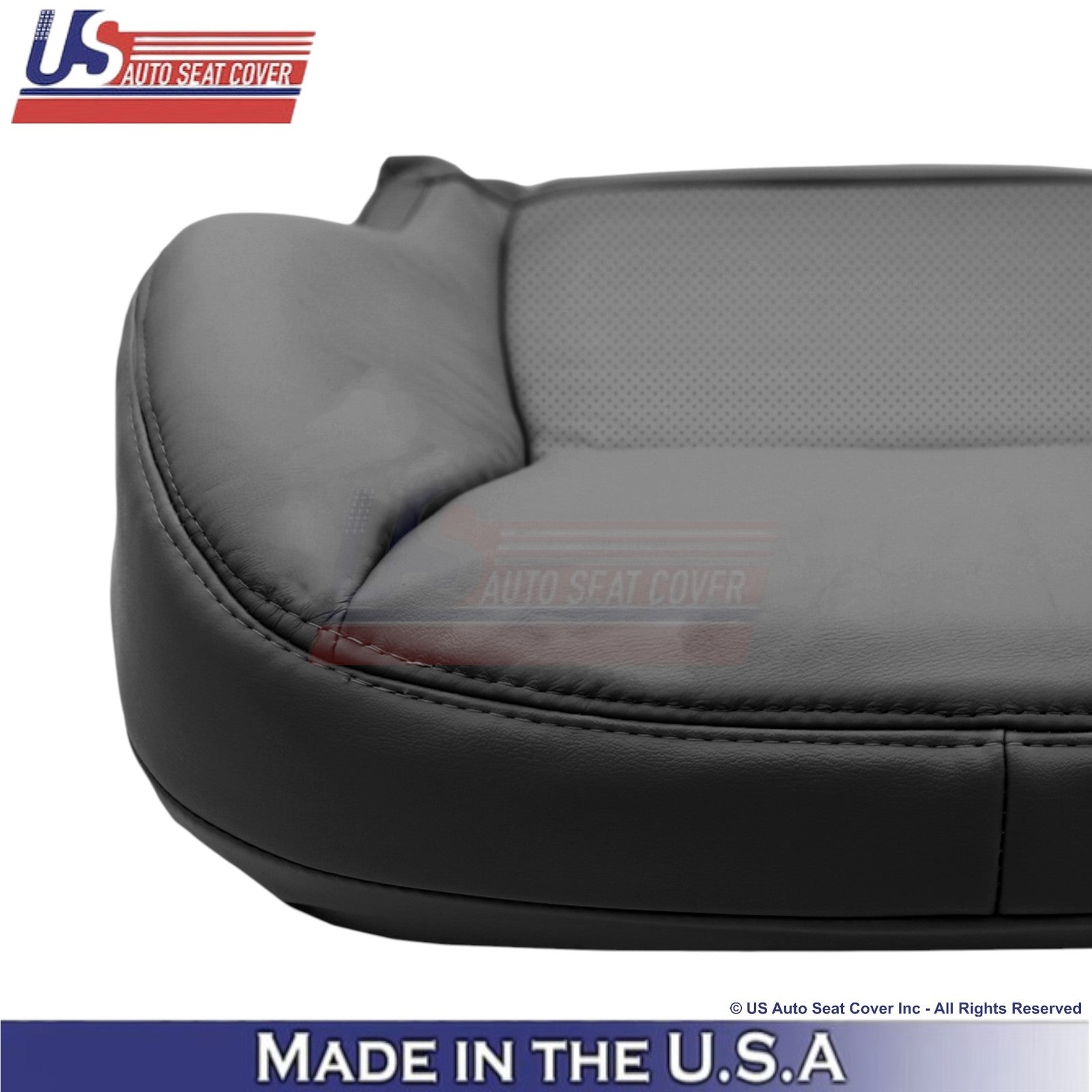 2000-06 For Mercedes-Benz S Genuine Leather Half Perf. Driver Bottom Cover Black