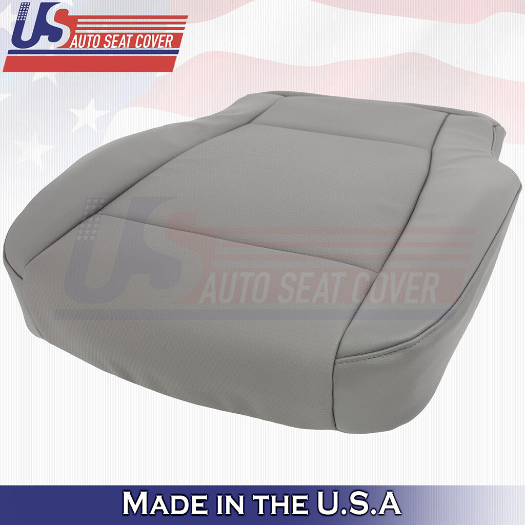 2017-2021 For Ford F250 WT Leatherette Driver Side Replacement Seat Covers Gray