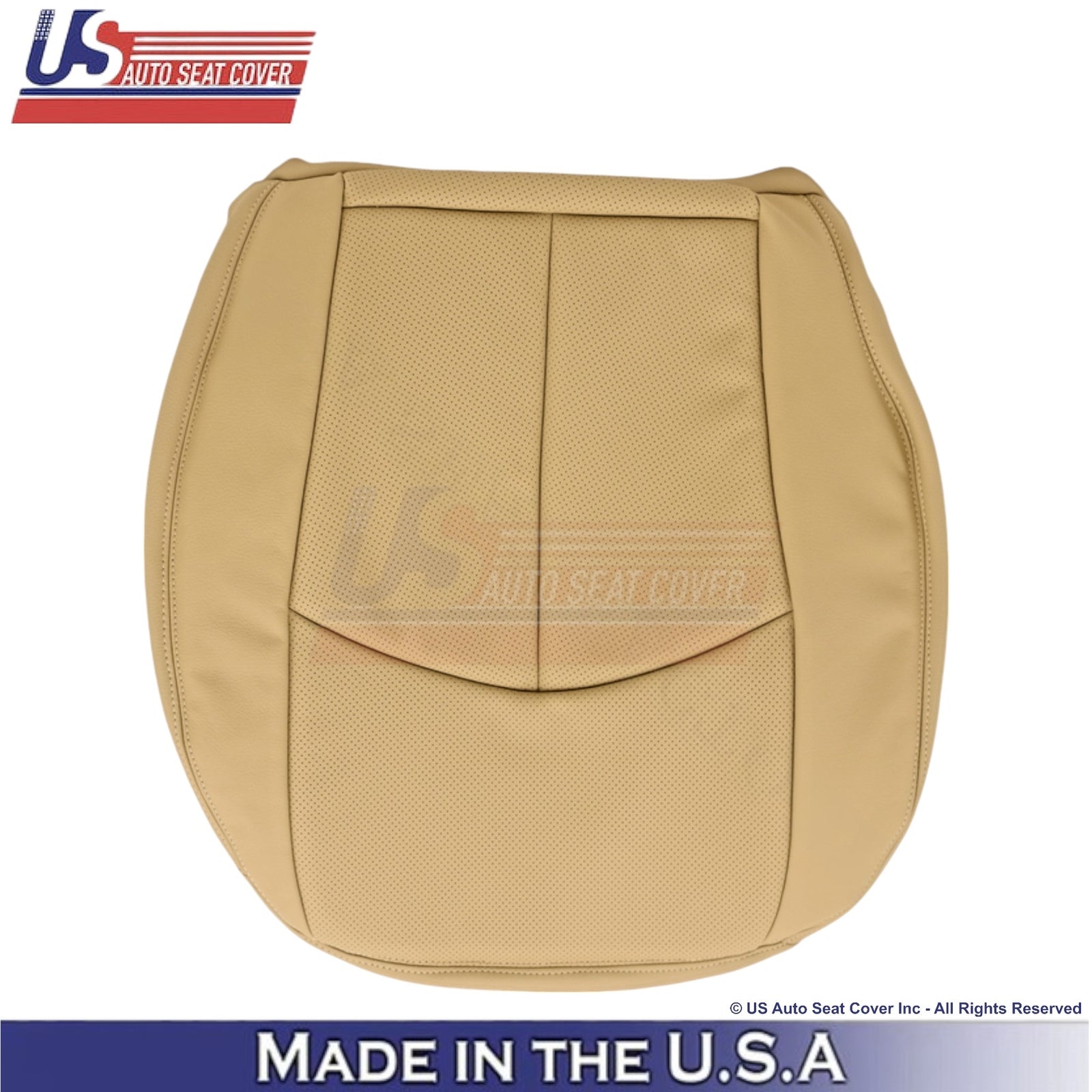 2002-2009 For Mercedes-Benz E-Class Leather Bottom Replacement Seat Covers Tan