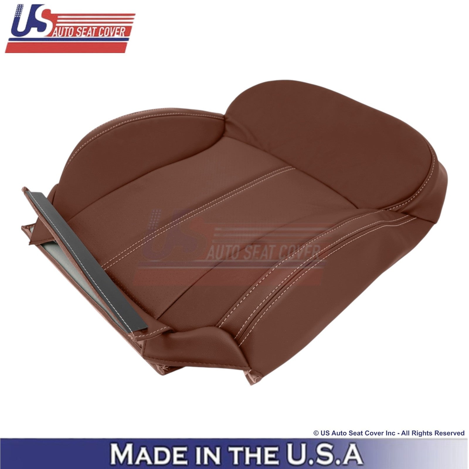 2017-2018 Fits Subaru Forester Touring Leather Front Driver Seat Covers Saddle