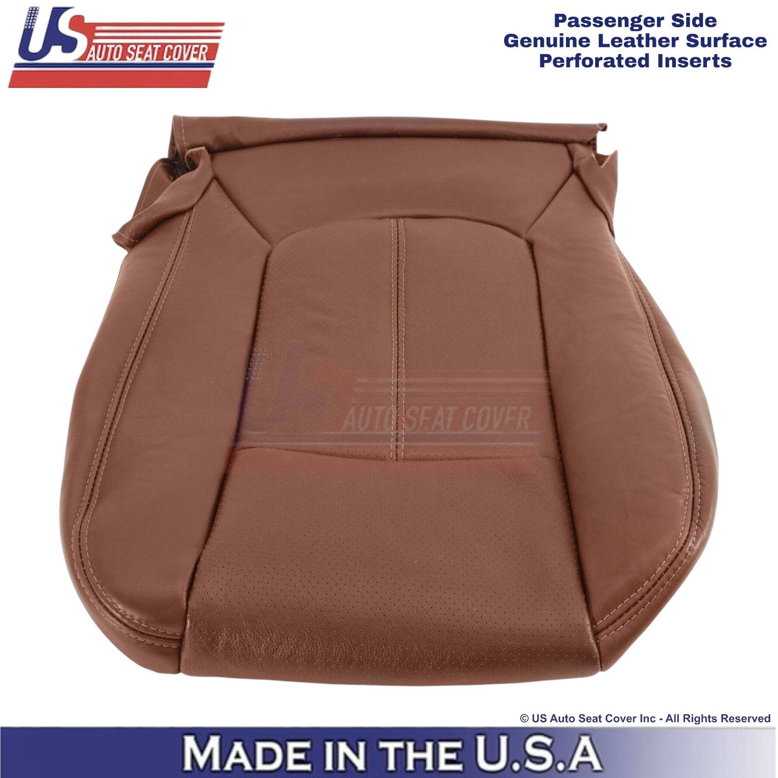 2011-2014 Fits Ford F250 F350 Genuine Leather Passenger Bottom Cover Chaparral