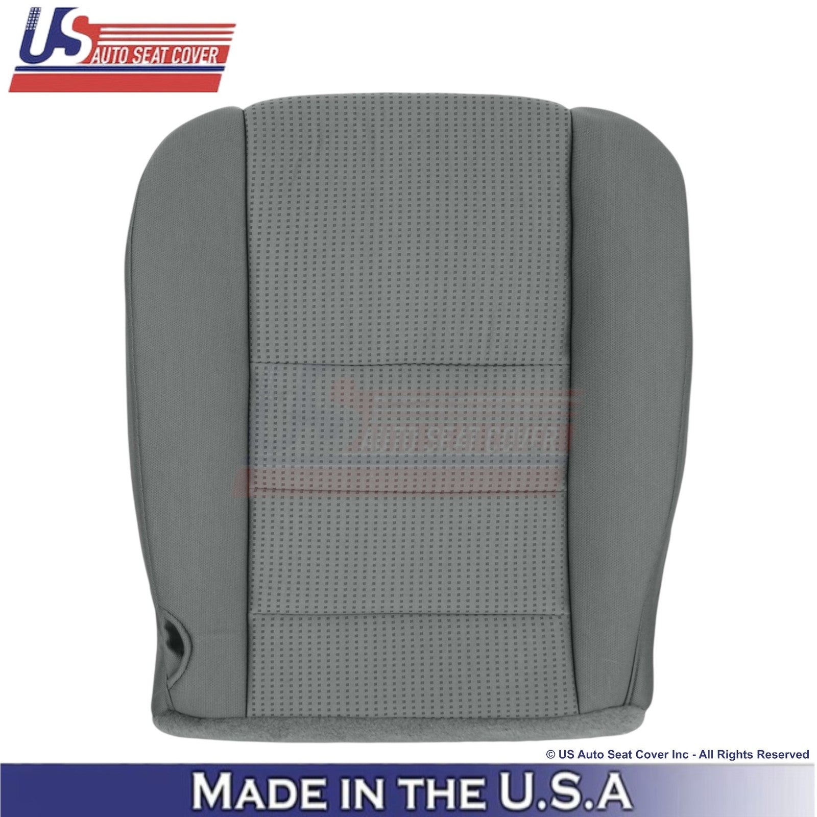 2008-2010 Fits Ford F-250 XLT Cloth Passenger Bottom Seat Cover Medium Stone