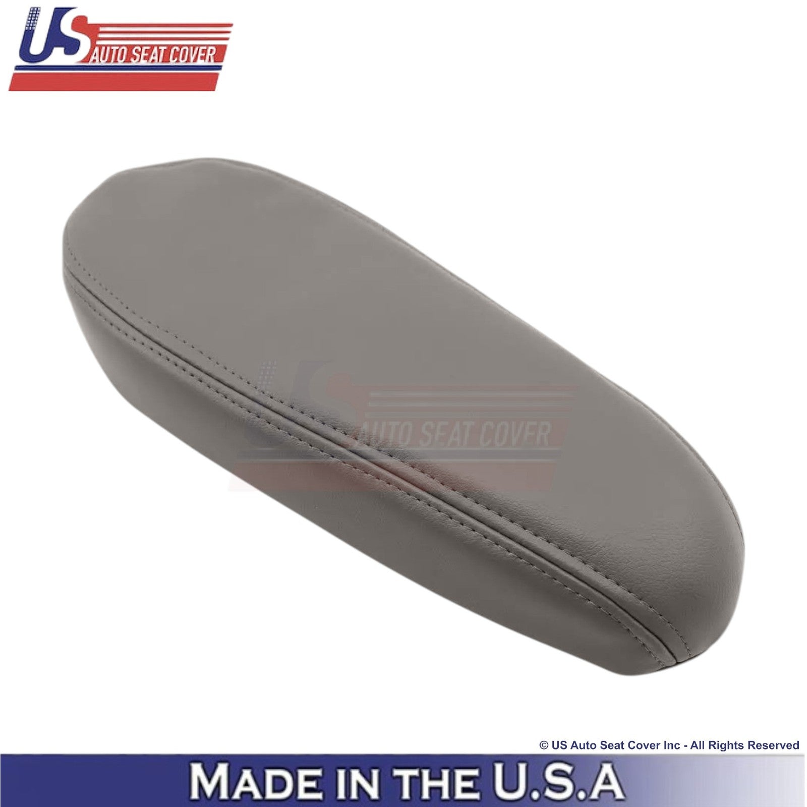2000-2001 For Ford Excursion Leatherette Front Armrest Covers Medium Graphite