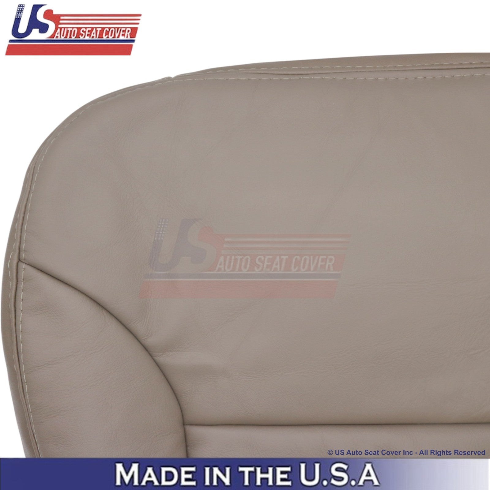 2001-2004 Fits Toyota Tundra Front Passenger Genuine Leather Seat Covers Oak