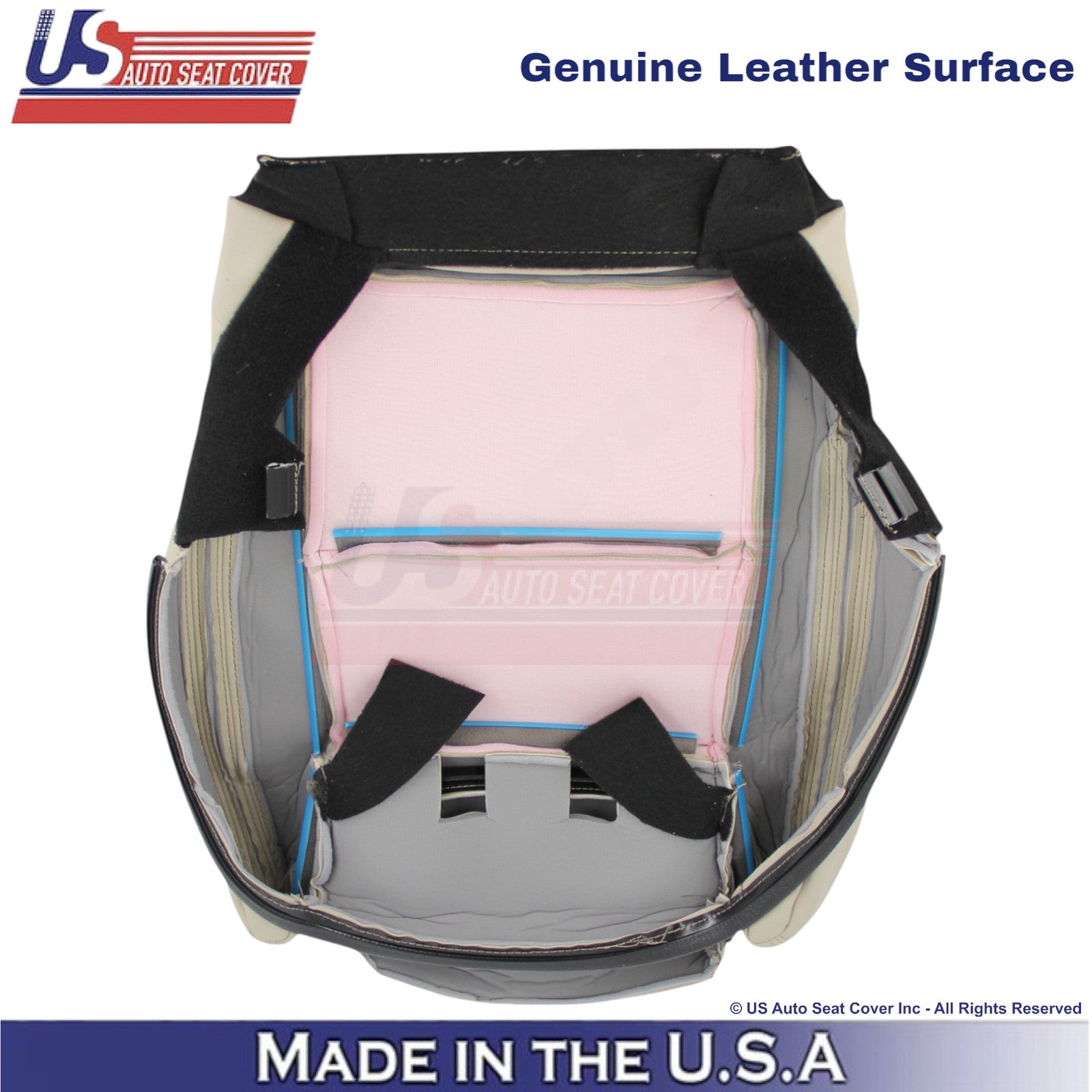 2016-2020 Fits Mercedes Benz GLA250 X156 Driver Bottom Leather Seat Cover Beige