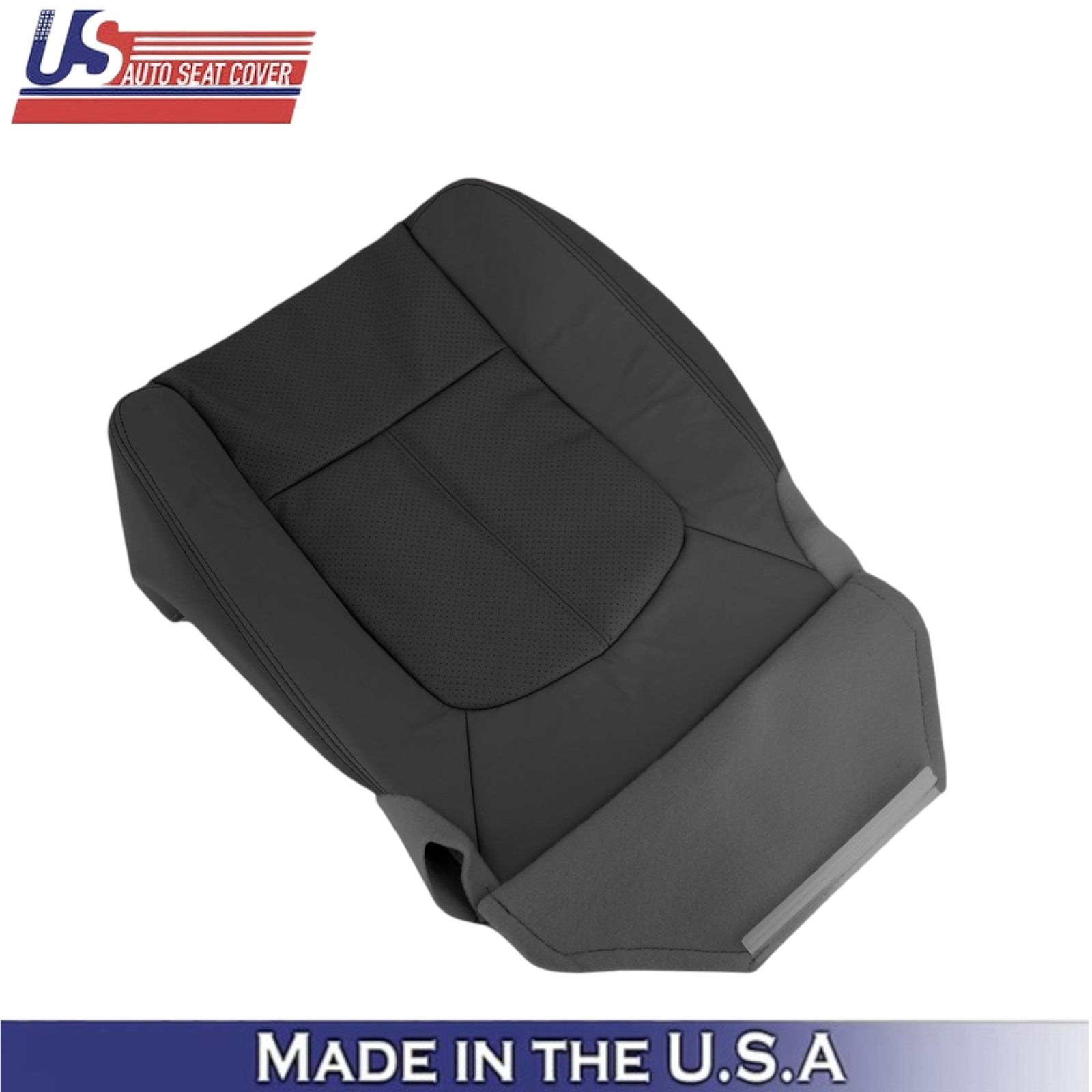 2011-2016 For Ford F250 F350 XL Leatherette Front Replacement Seat Covers Black