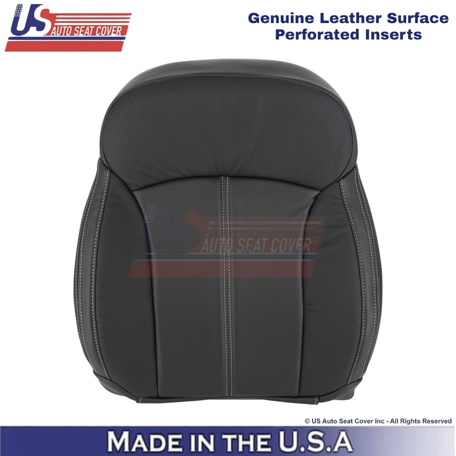 2017-2018 Fits Subaru Forester Touring Genuine Leather Driver Top Cover Black