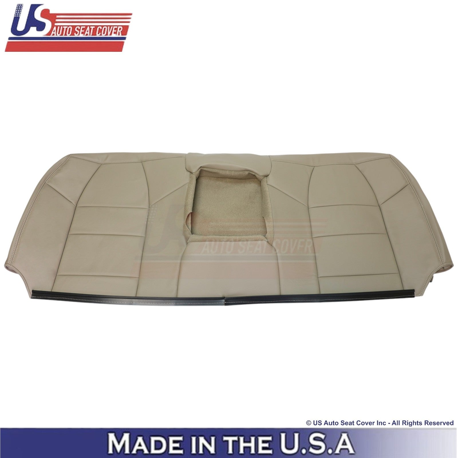 2003-2004 Fits Ford F250 F350 Lariat Leatherette Rear Bench OEM Seat Covers Tan