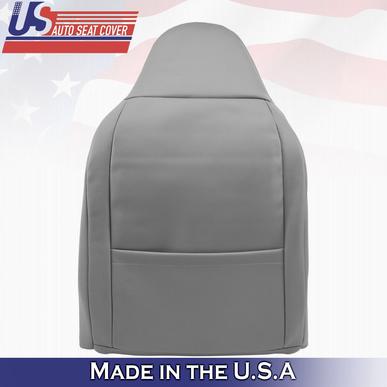 2001 For Ford F250 Lariat Driver & Passenger Top Perforated Leather Covers Gray