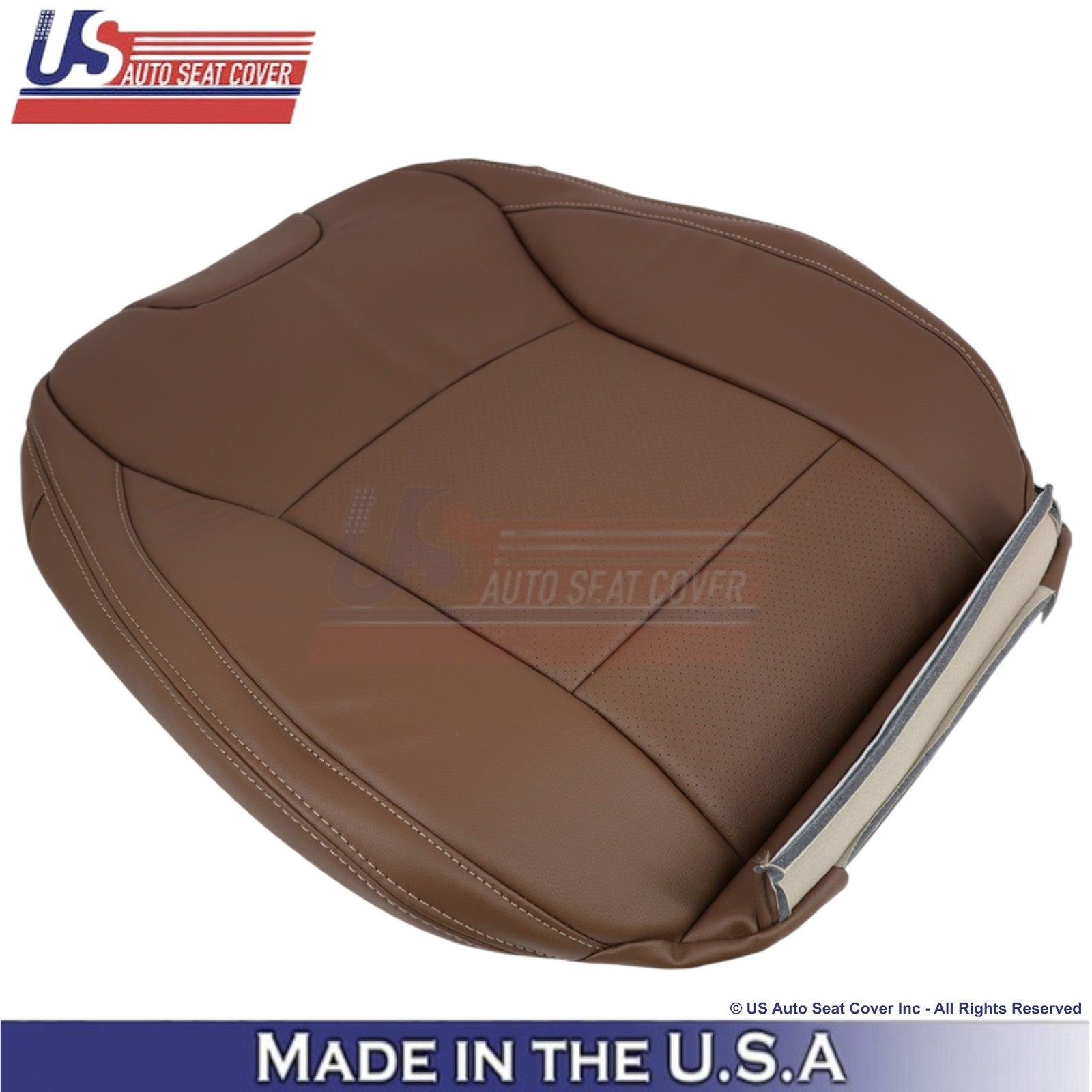 2015-2017 For Subaru Outback Leatherette Driver Side Replacement Covers Brown