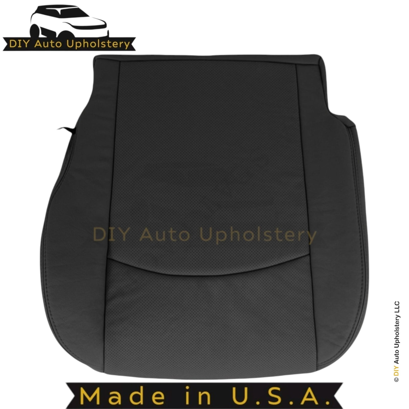 2013-2018 For Dodge Ram 2500 Laramie Genuine Leather Front Seat Covers Black