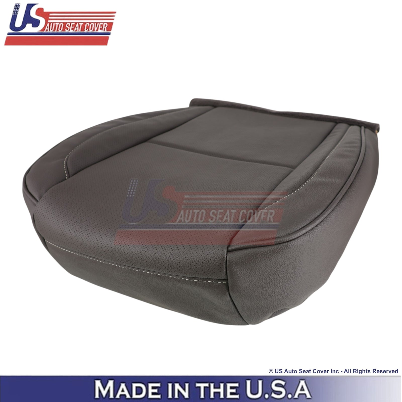 2007-2014 For Cadillac Escalade Platinum Leather Front Bottom Covers Cocoa Brown