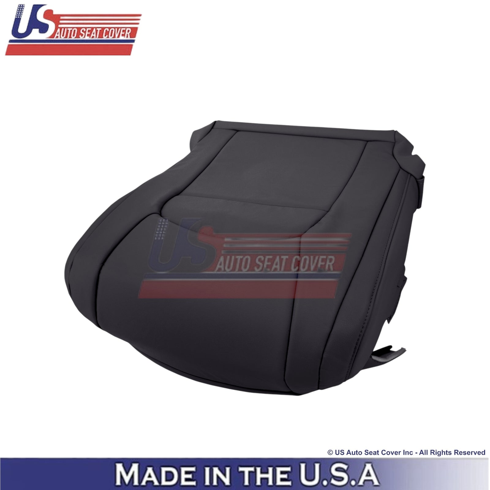 2008-2021 For Toyota Land Cruiser Leather Front Bottom Replacement Covers Black