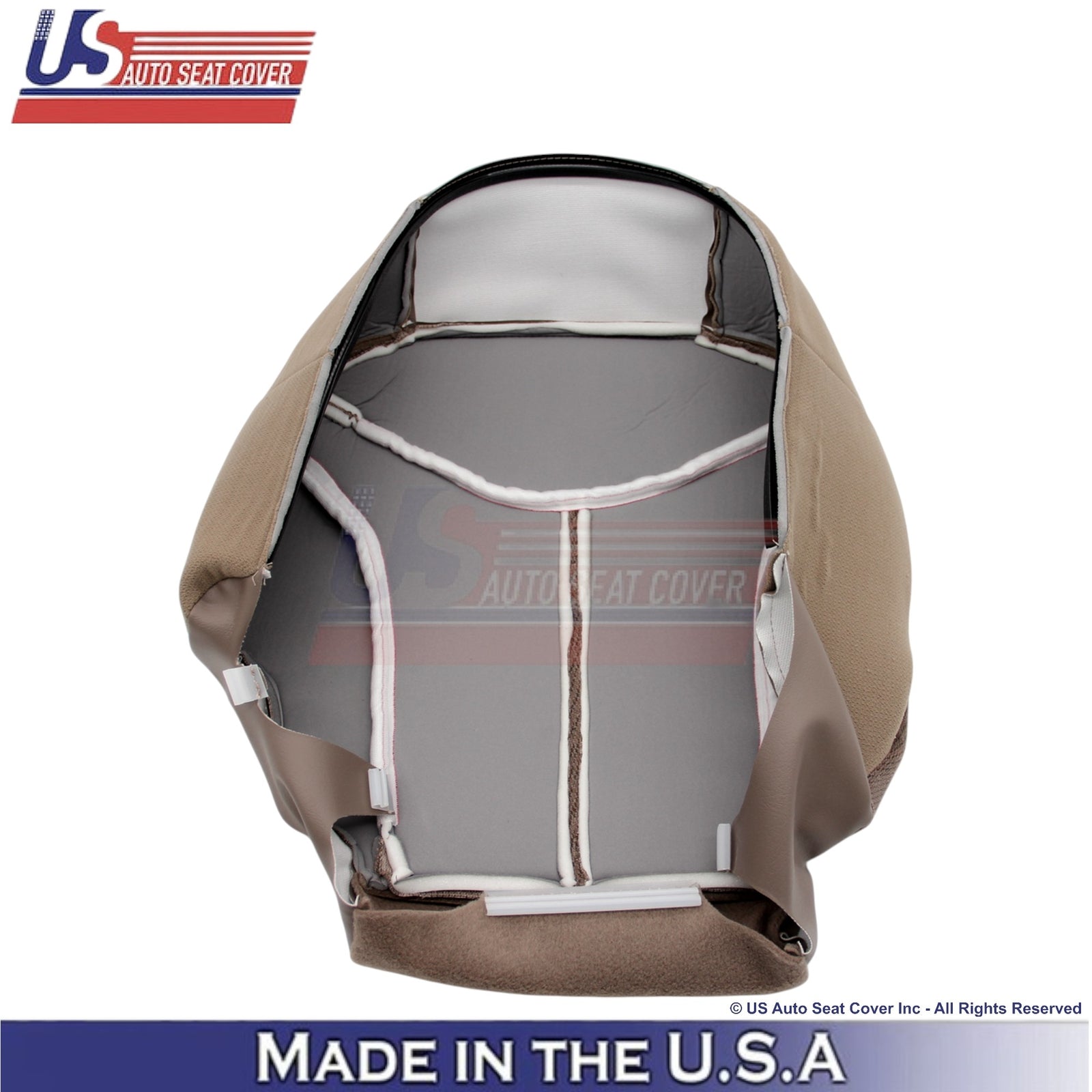 1999-2002 For GMC Sierra Cloth Passenger Bottom Replacement Cover Medium Oak