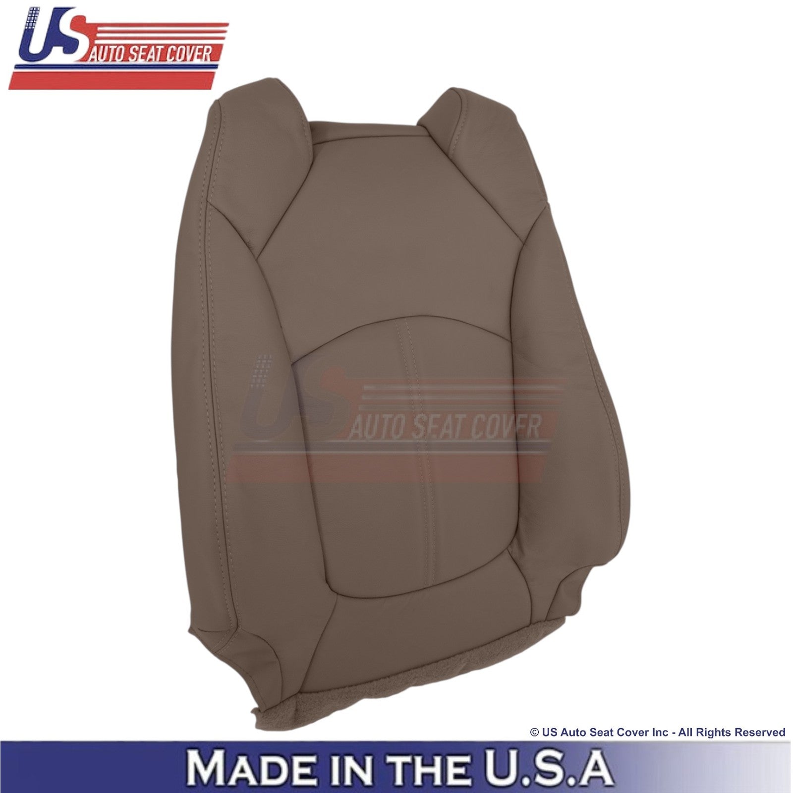 2013-2016 Fits GMC Acadia Genuine Leather Passenger Side Covers Dark Cashmere
