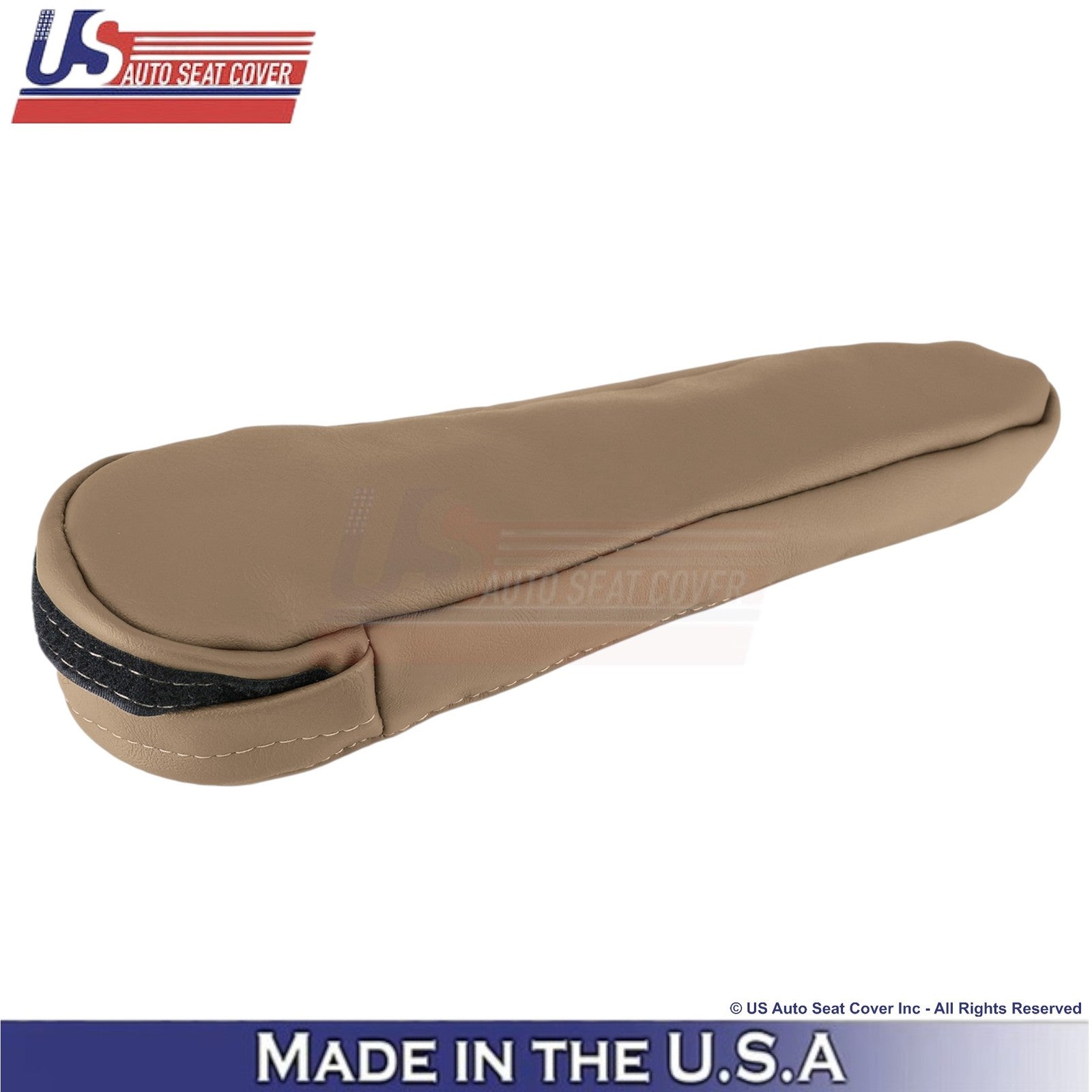 1998-2003 Fits Toyota Sienna Genuine Leather Driver Armrest Cover Dark Oak