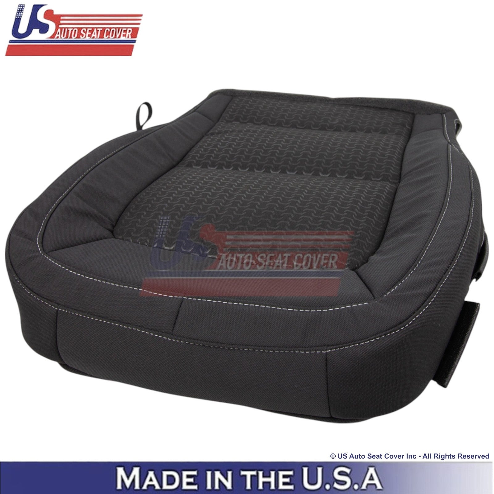 2015-2022 Fits GMC Canyon SLE SLT Driver Bottom Cloth Seat Cover Jet Black