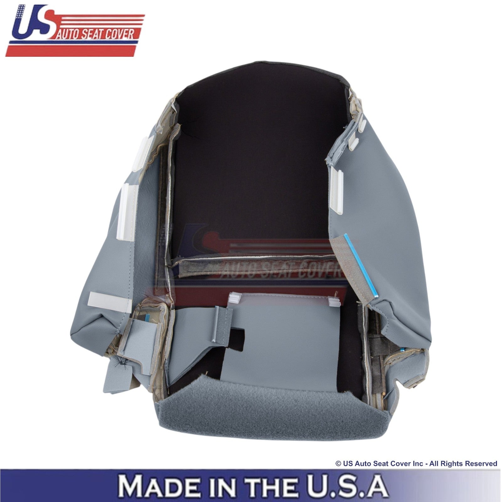 2008-2014 For Toyota Sequoia Leather Perf. Rear Left Bottom Seat Cover Graphite