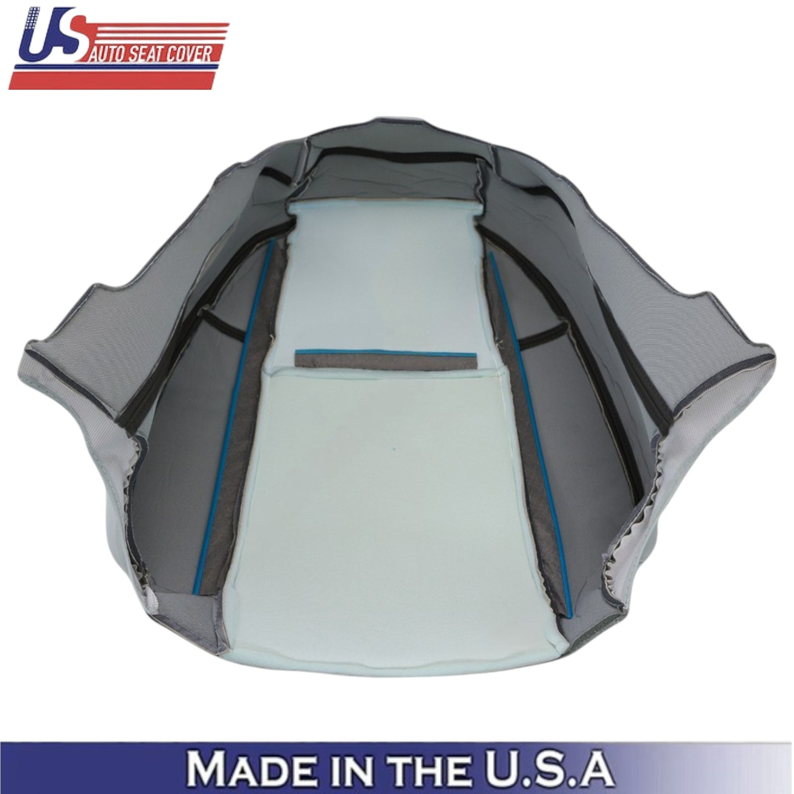 2009-2014 For GMC Sierra Denali Leatherette Front Top Seat Covers Ebony (Black)