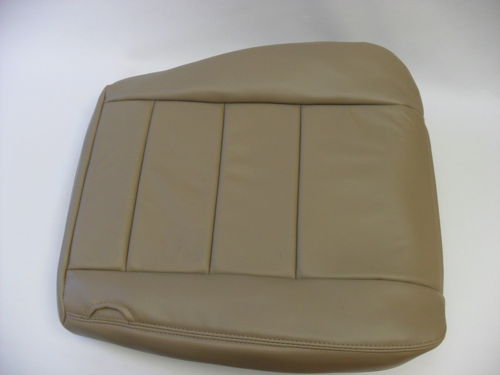 2002 03 04 05 06 07 Ford F250 F350 Lariat Driver Bottom Vinyl Seat Cover TAN