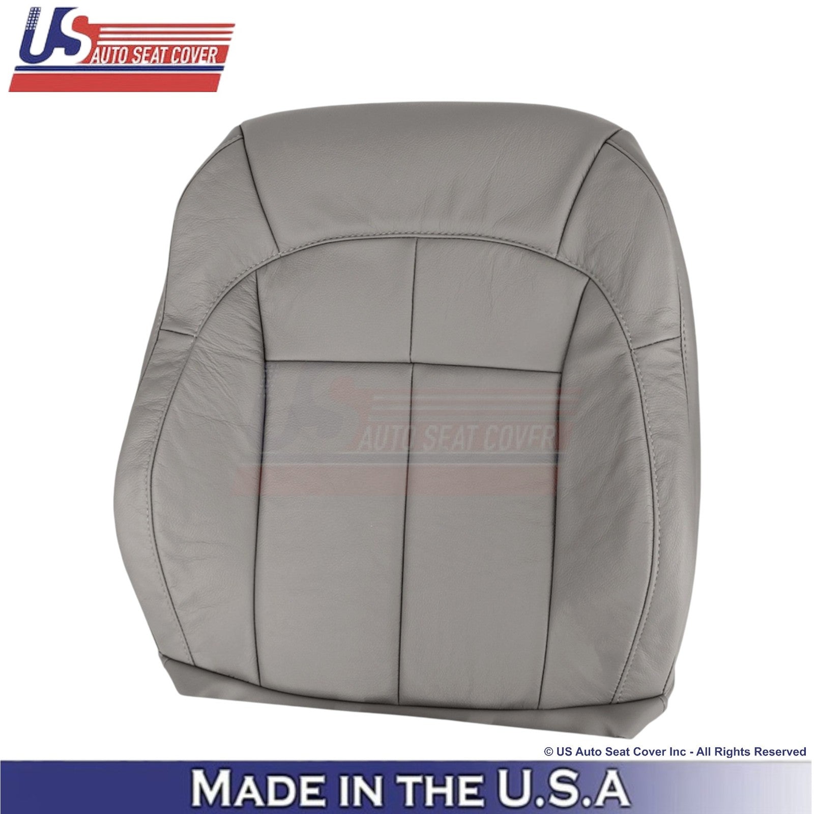 2001-2004 For Jeep Grand Cherokee Leatherette Front Seat Covers Taupe Gray