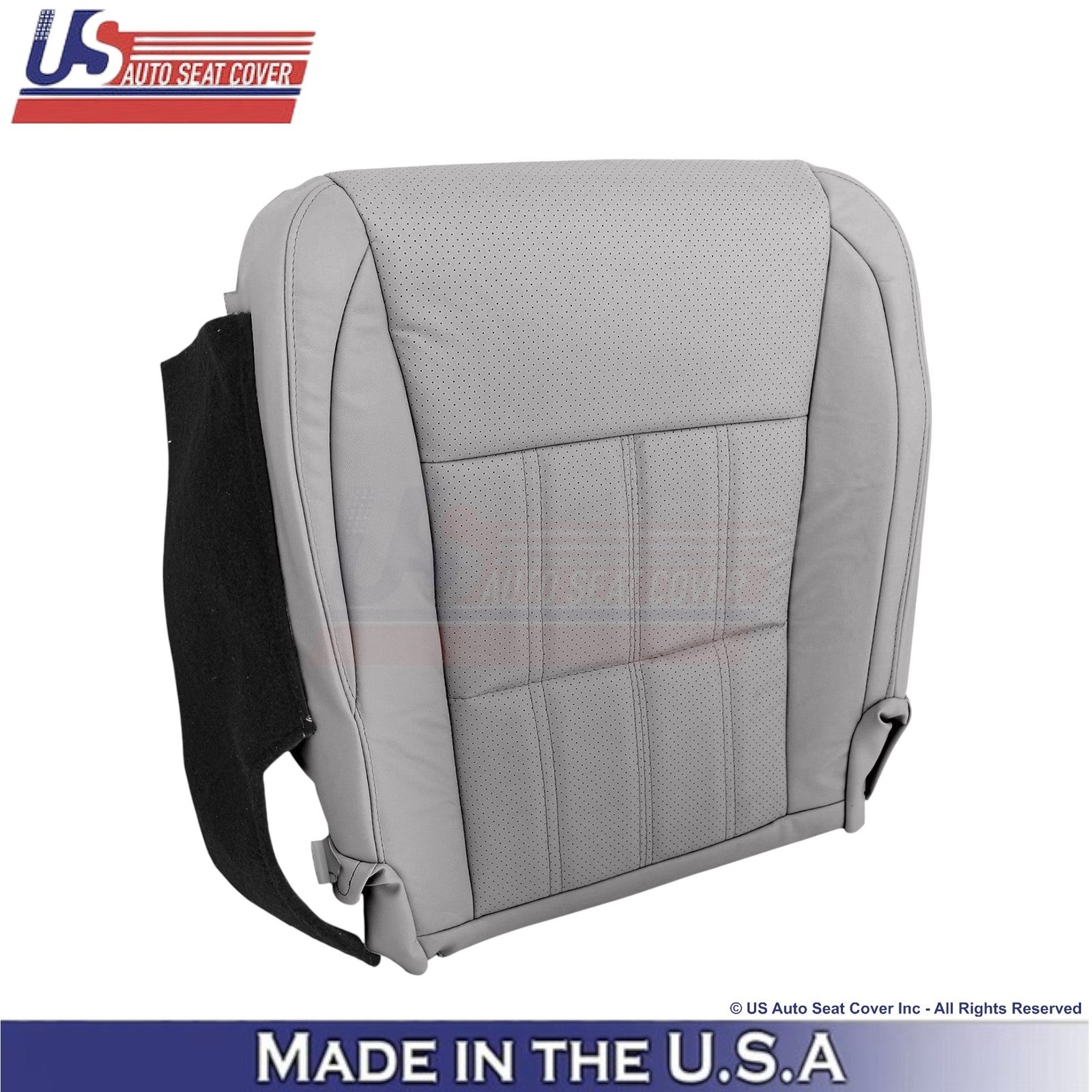 2016-2018 Fits Lexus ES 350 Leatherette Passenger Side Seat Covers Stratus Gray