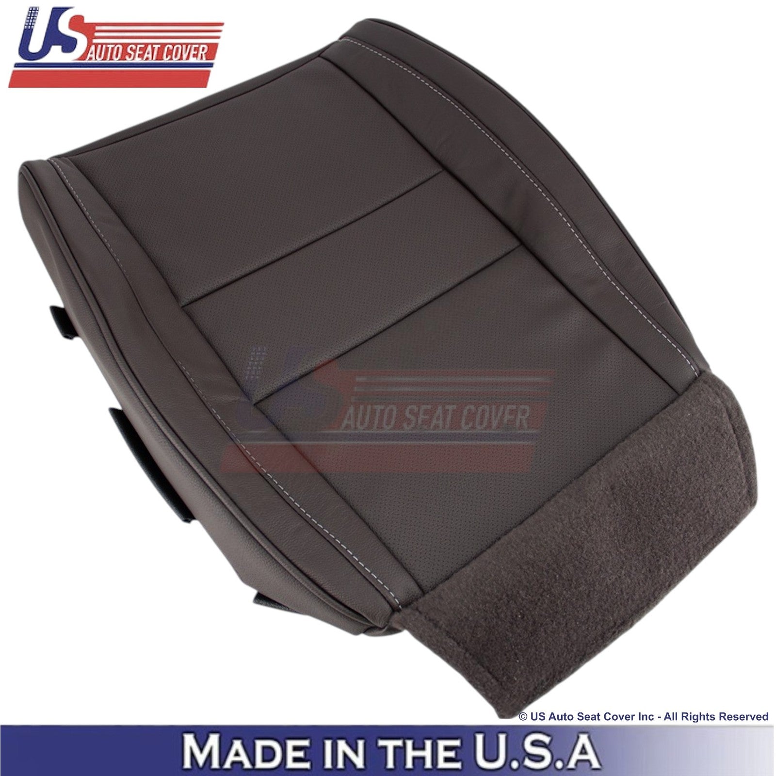 2011-2021 For Jeep Grand Cherokee Summit Front Genuine Leather Seat Covers Brown
