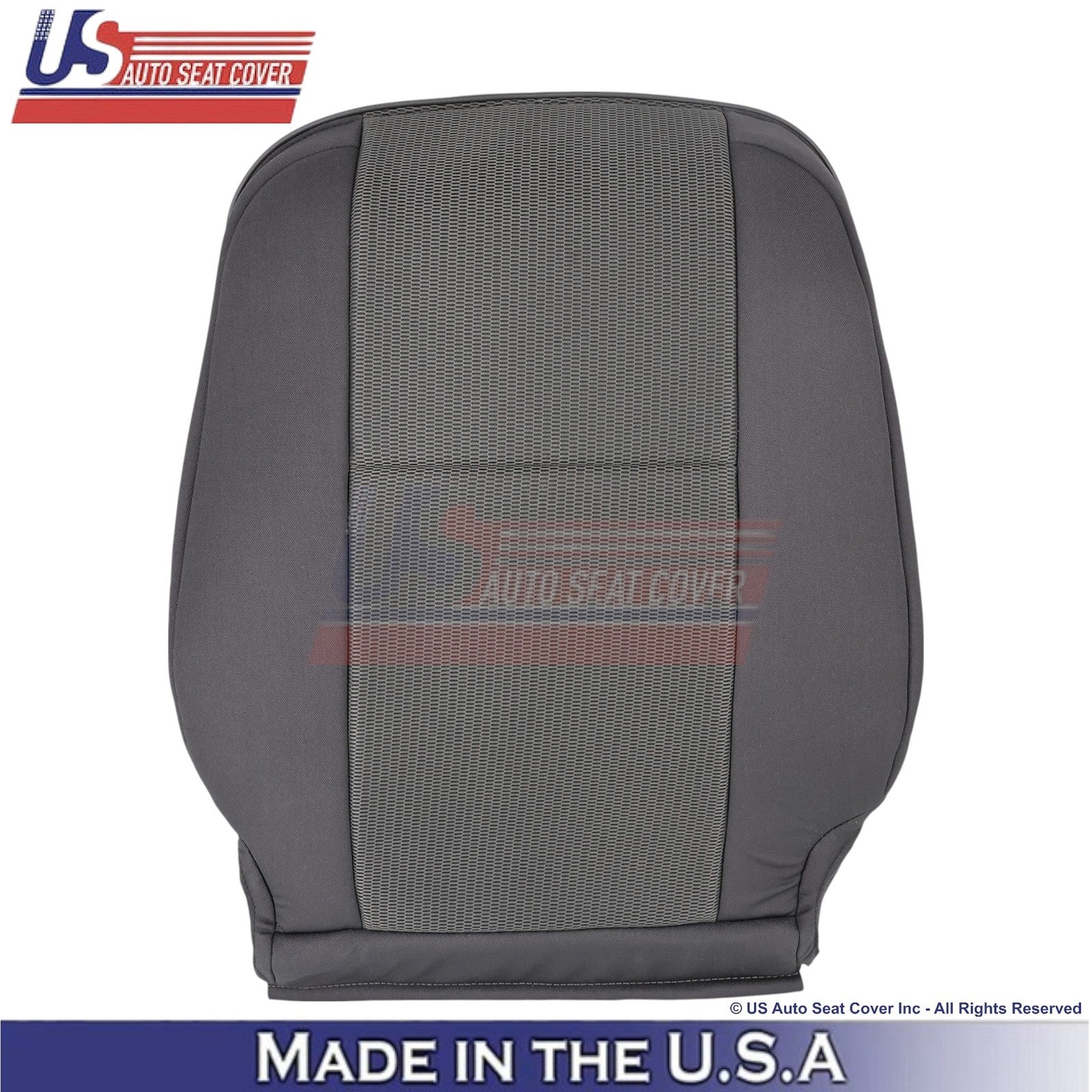2007-2011 Fits Toyota FJ Cruiser Cloth Passenger Side Seat Covers Dark Graphite