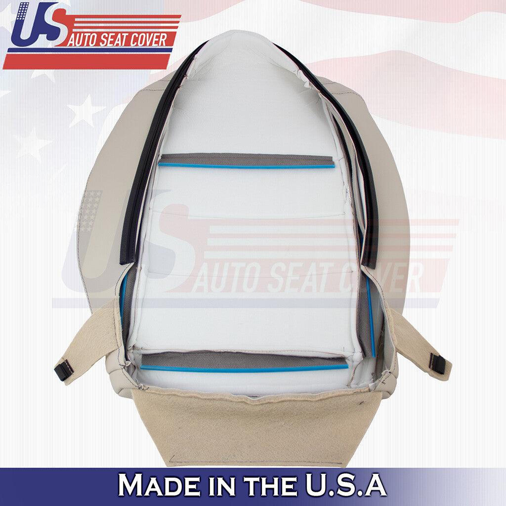2020-2025 For Mercedes Benz GLE350 Leatherette Passenger Bottom Seat Cover Tan