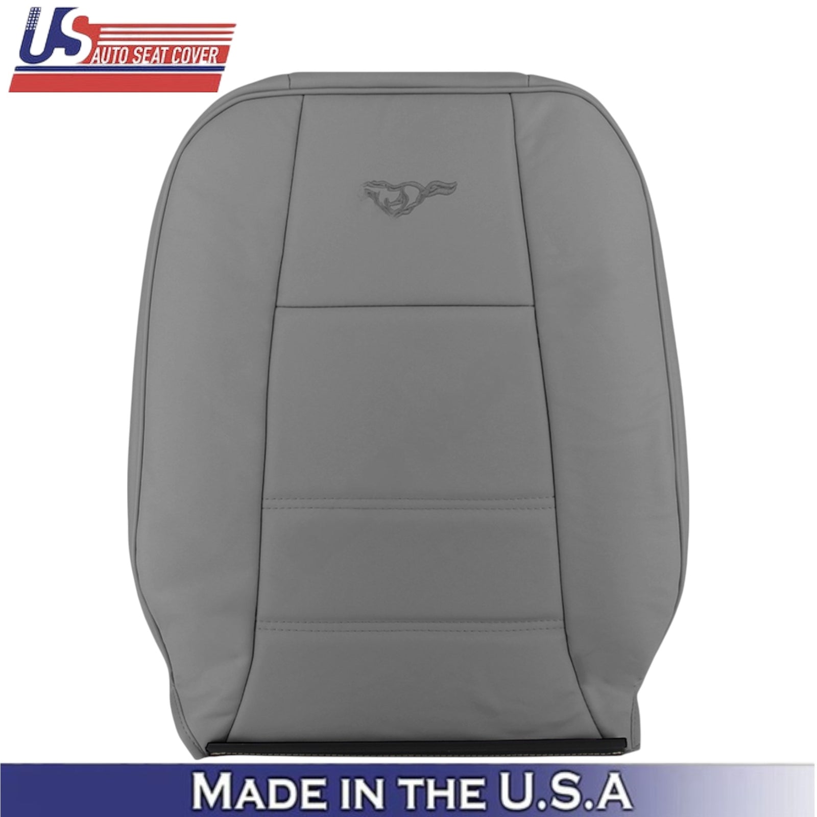 1999-2004 For Ford Mustang V6 Leatherette Driver Top Seat Cover Medium Graphite