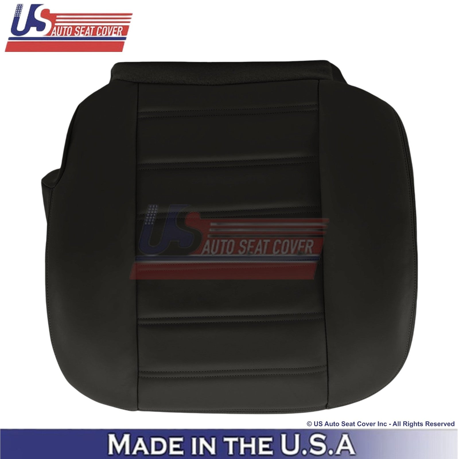 2003-2007 For Hummer H2 Genuine Leather Passenger Replacement Covers Ebony Black