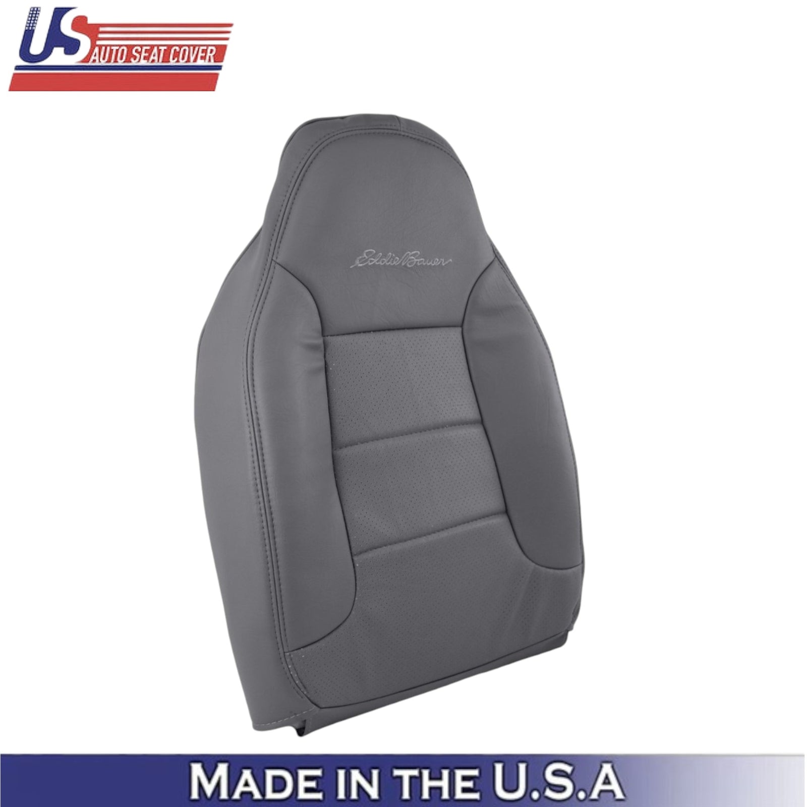 1992-1996 For Ford Bronco Eddie Bauer Leatherette Driver Side Covers Dark Gray