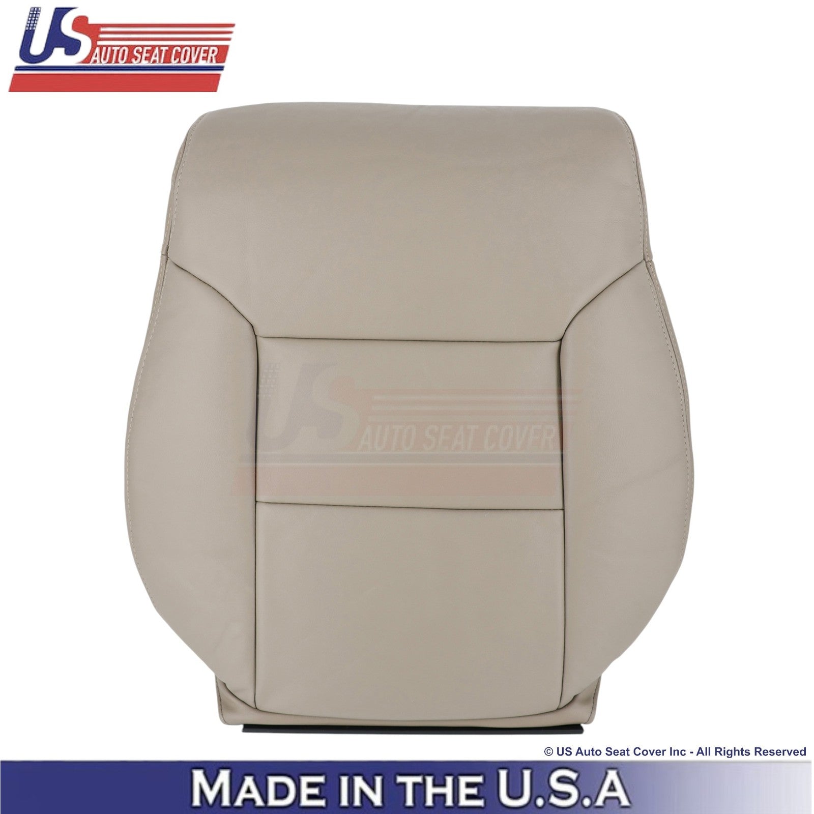 1998-2003 Fits Toyota Sienna Genuine Leather Front Replacement Covers Light Oak