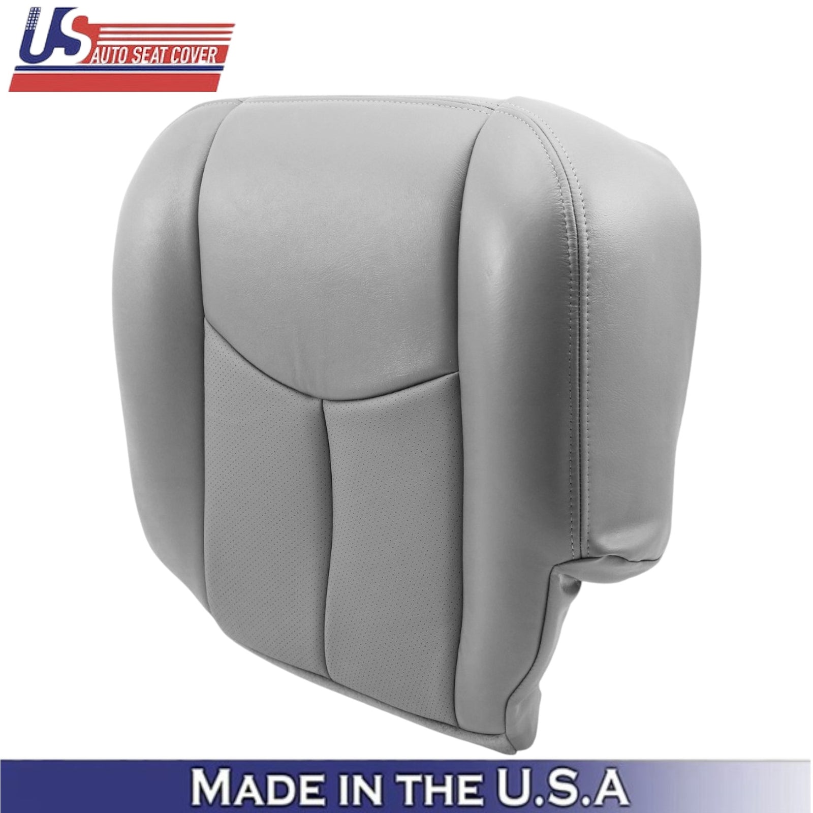 2003-2006 For Cadillac Escalade Leatherette Front Replacement Covers Pewter Gray