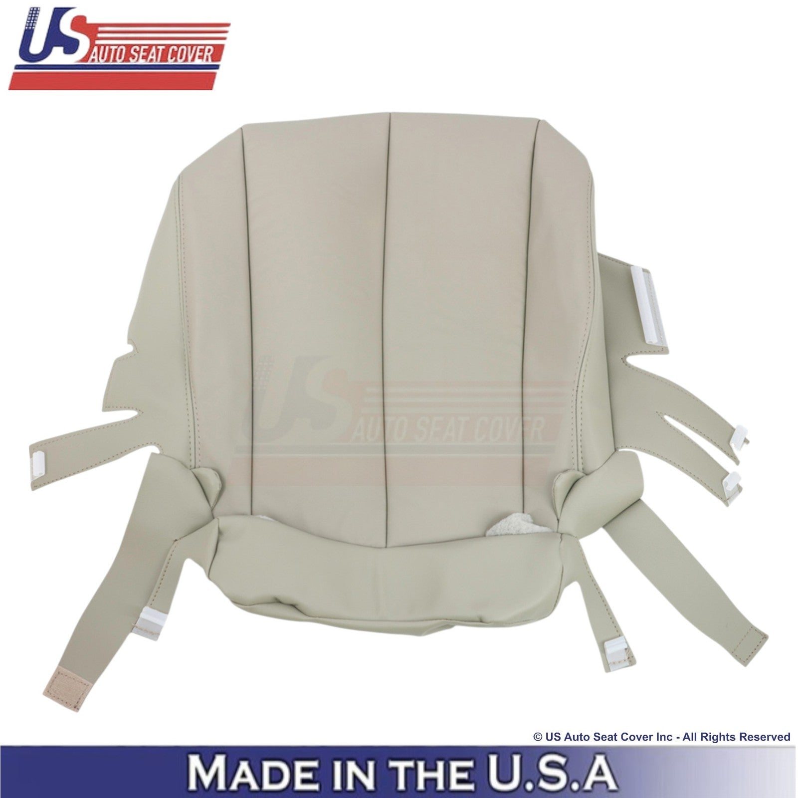 2011-2014 For Toyota Sienna Genuine Leather 2nd Row Bottom Seat Covers Bisque